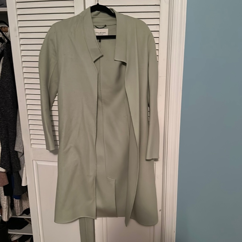 Halston heritage thin coat